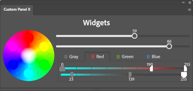Widgets